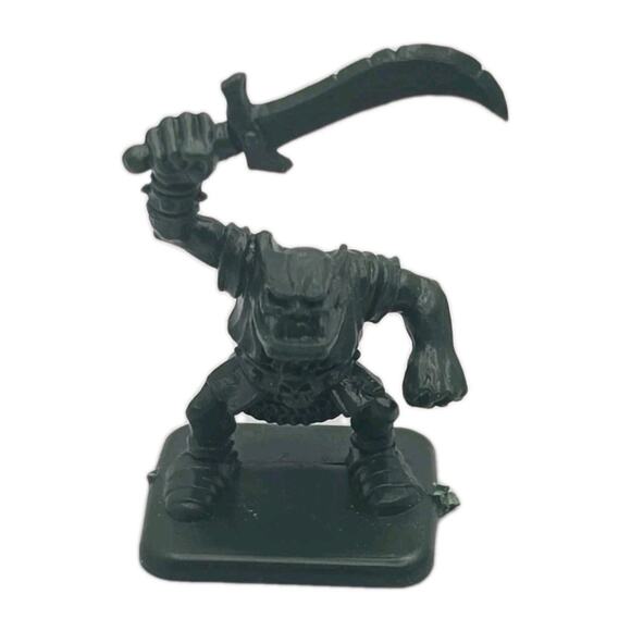 1990 Hero Quest Hero Green Figures Orc w/ Sword Lot of 6 SKU 323 - Picture 3 of 5